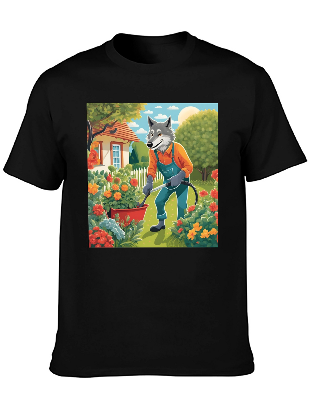 Wolf Gardener Graphic Tee - Unisex Cotton T-Shirt