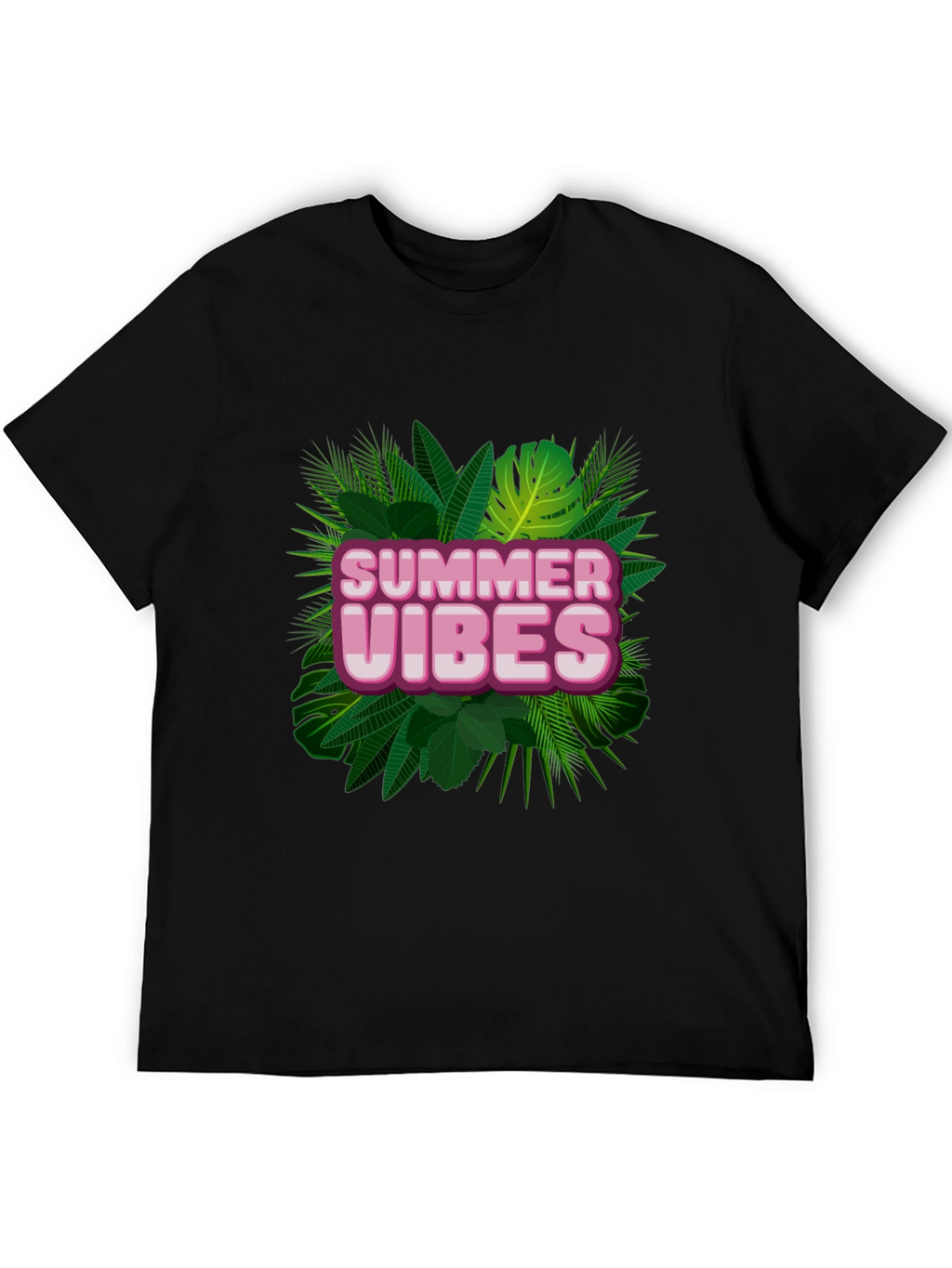 Summer Vibes Tropical Graphic Tee