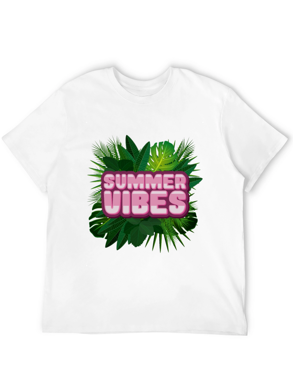 Summer Vibes Tropical Graphic Tee