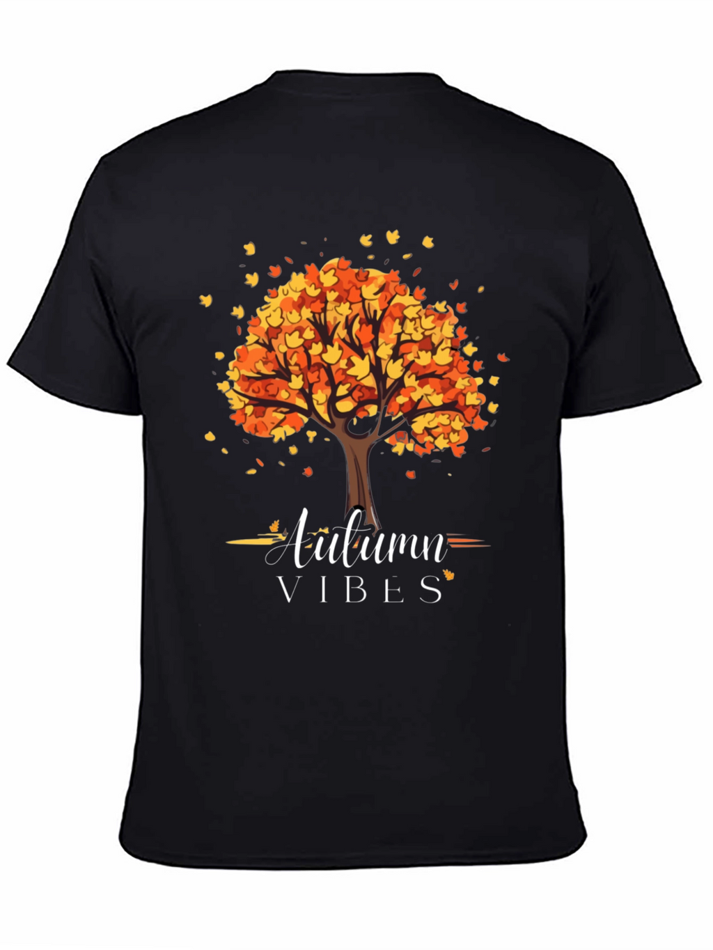Autumn Vibes T-Shirt - Fall Tree Design