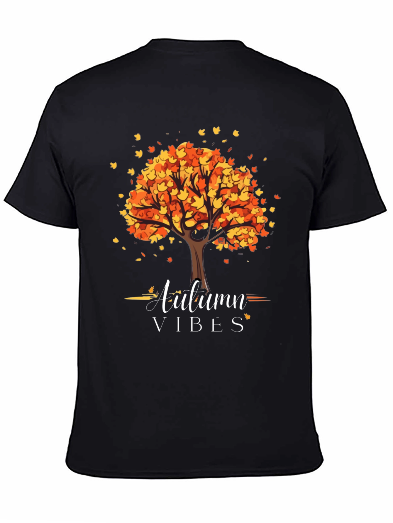 Autumn Vibes T-Shirt - Fall Tree Design