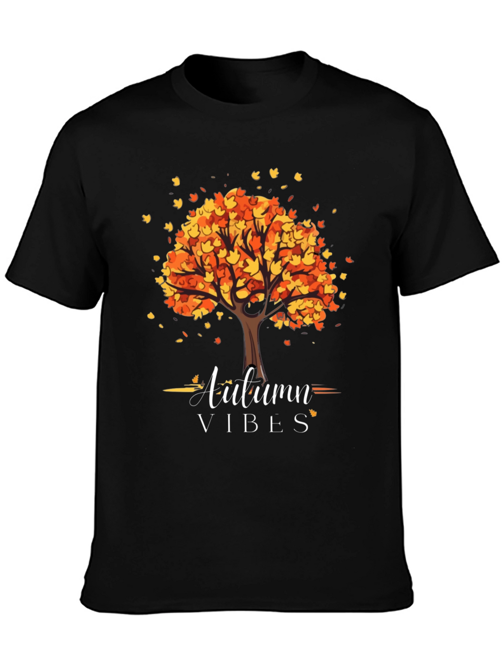 Autumn Vibes T-Shirt - Fall Tree Design