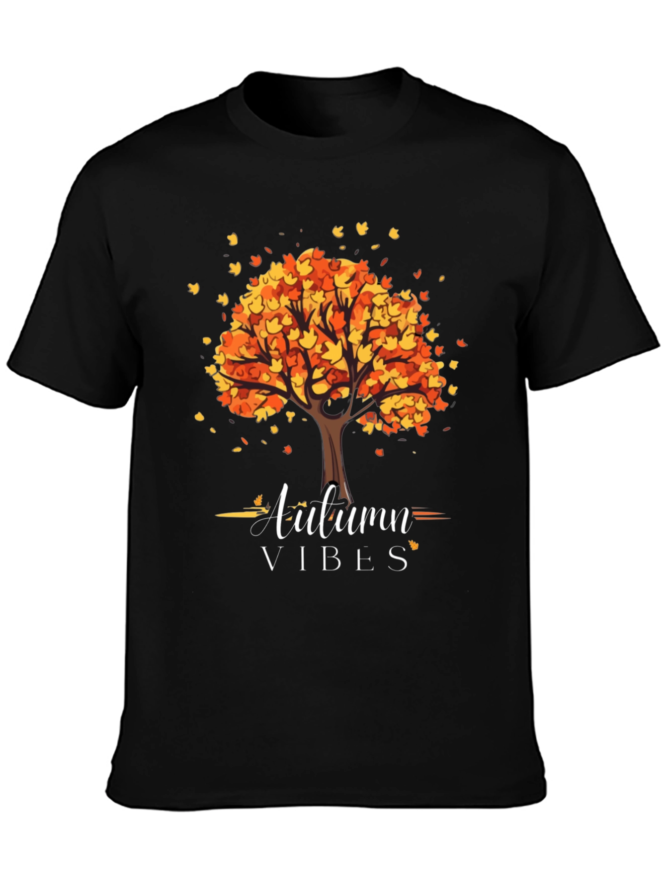Autumn Vibes T-Shirt - Fall Tree Design