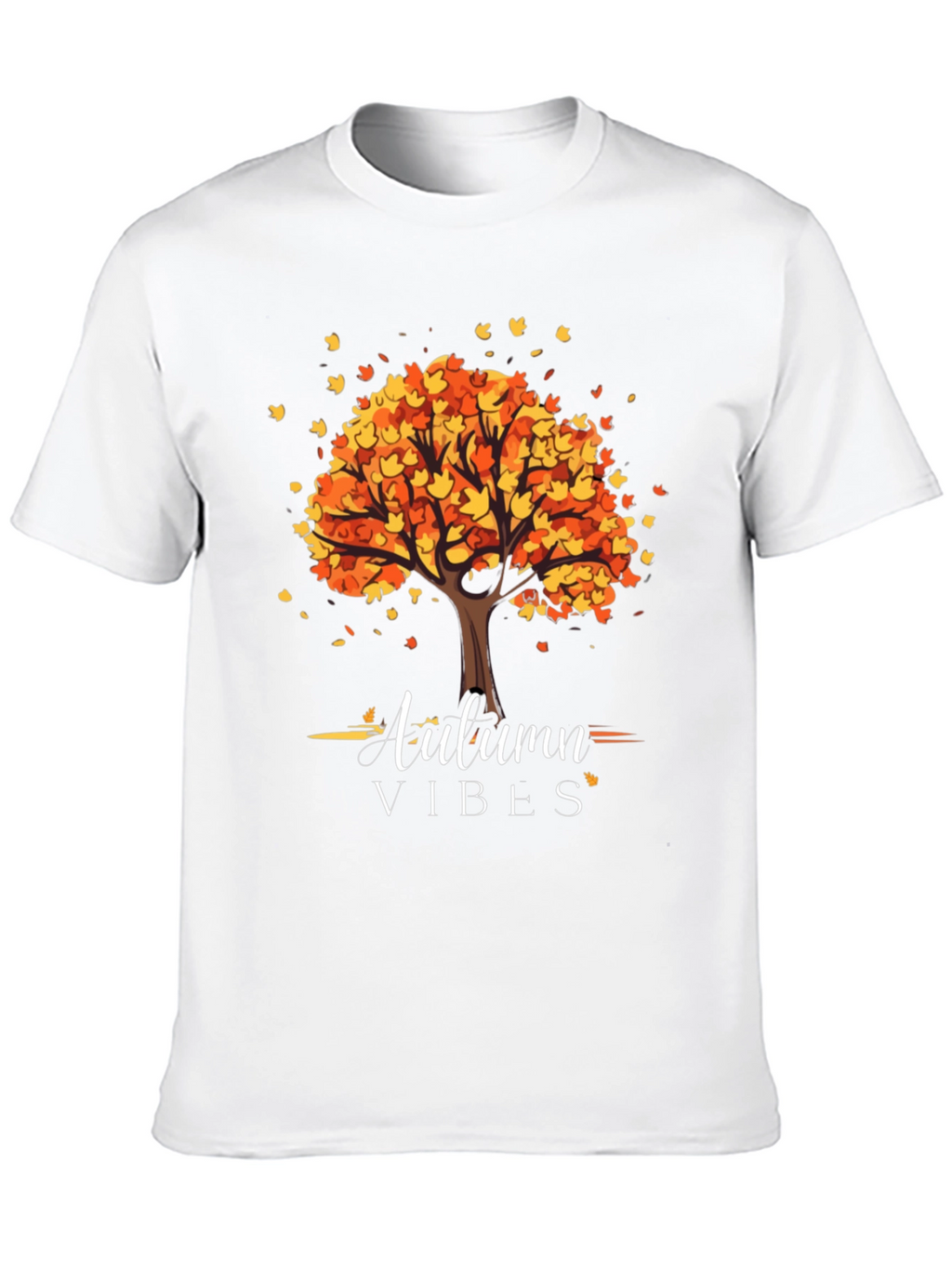 Autumn Vibes T-Shirt - Fall Tree Design