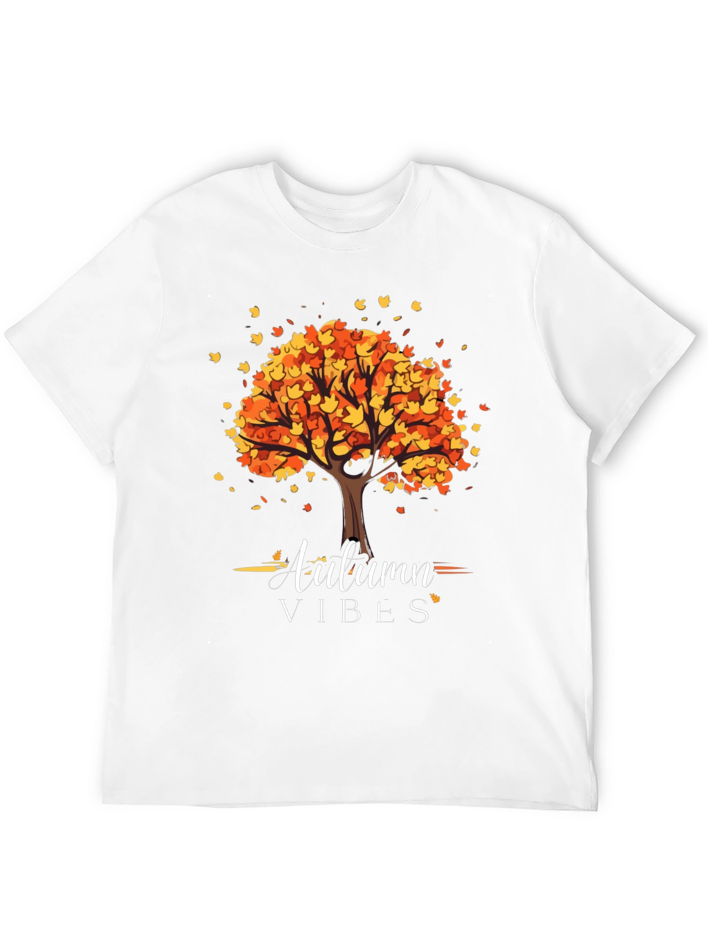 Autumn Vibes T-Shirt - Fall Tree Design