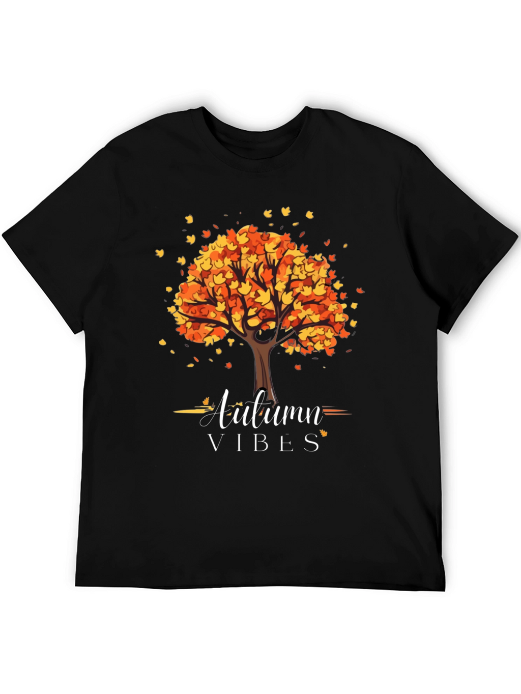 Autumn Vibes T-Shirt - Fall Tree Design
