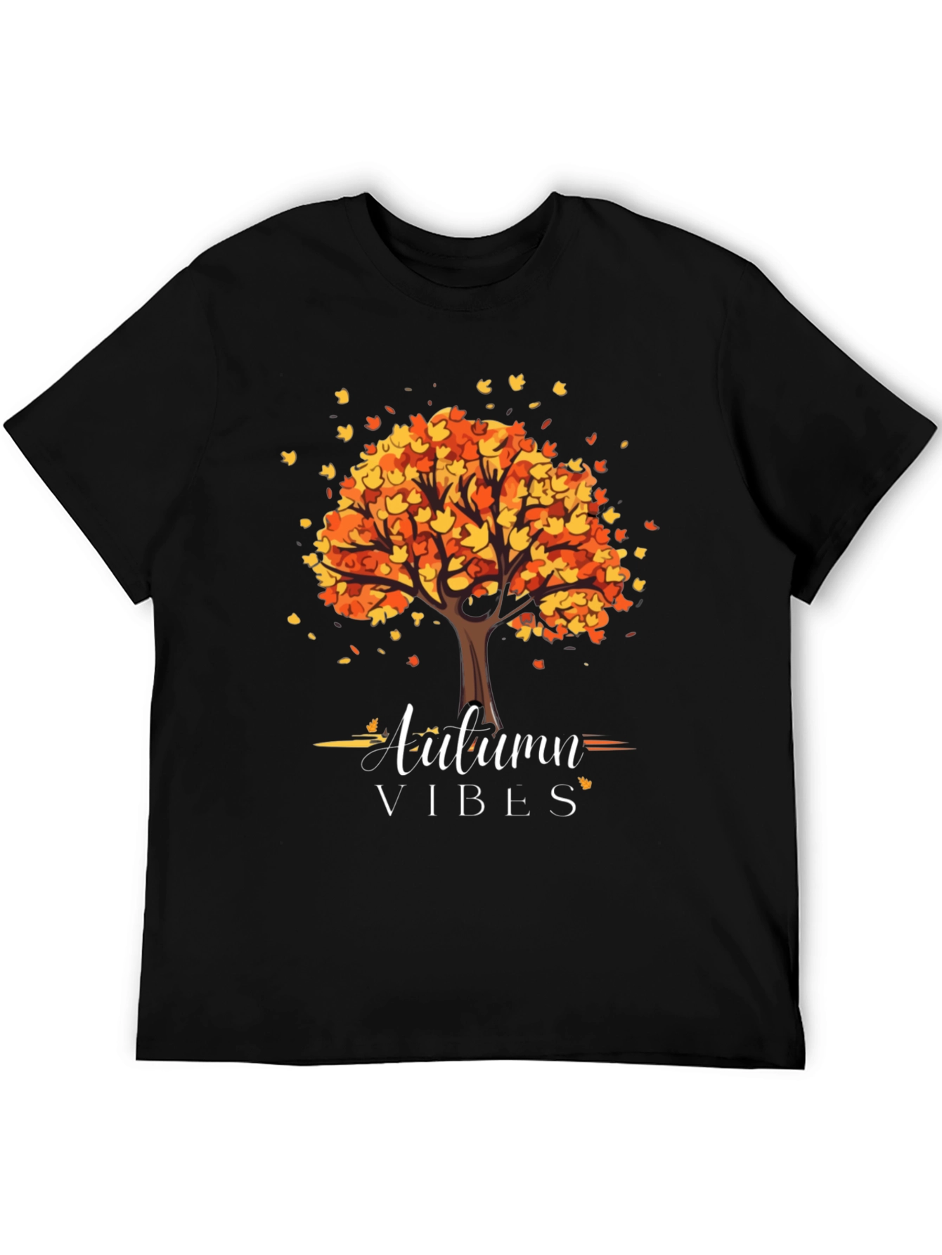Autumn Vibes T-Shirt - Fall Tree Design