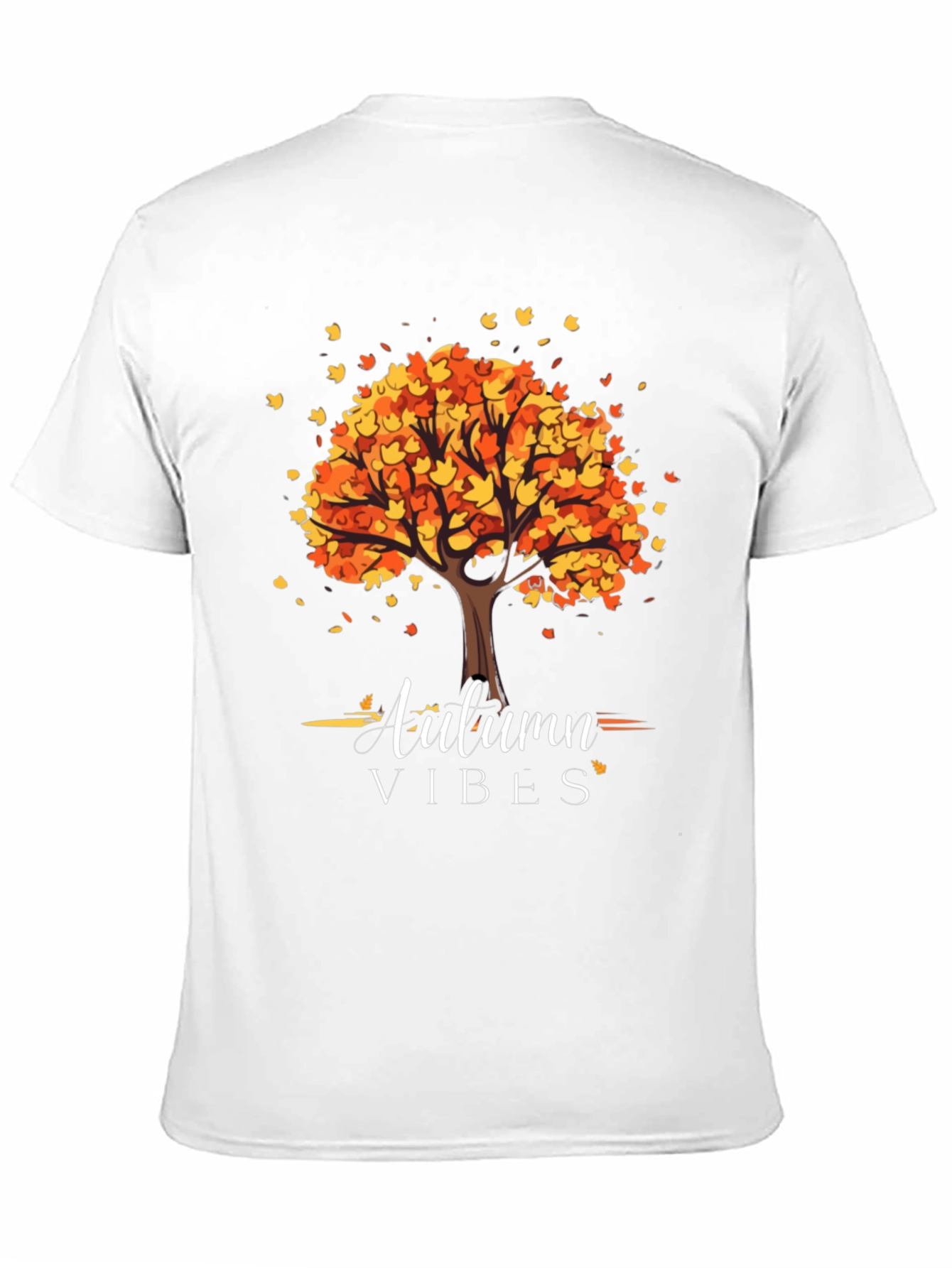 Autumn Vibes T-Shirt - Fall Tree Design