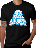 First Day Into Space Graphic T-Shirt