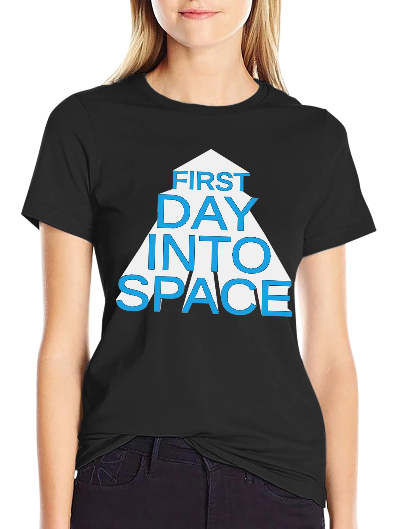 First Day Into Space Graphic T-Shirt