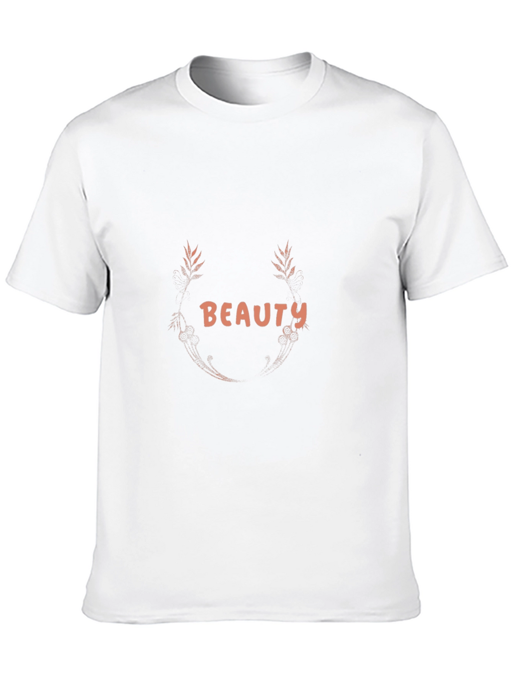 Beauty Graphic Tee - Stylish Black T-Shirt
