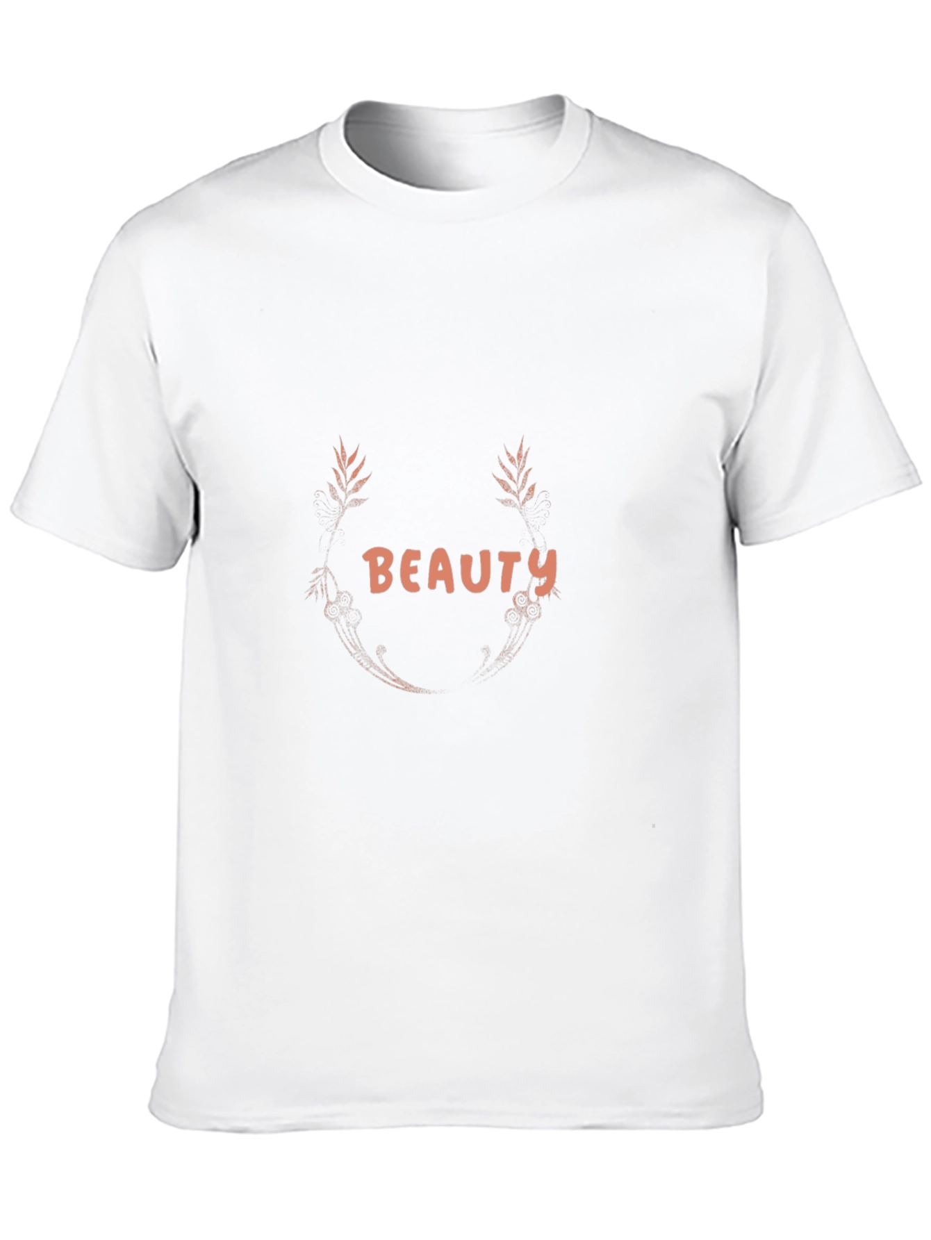 Beauty Graphic Tee - Stylish Black T-Shirt