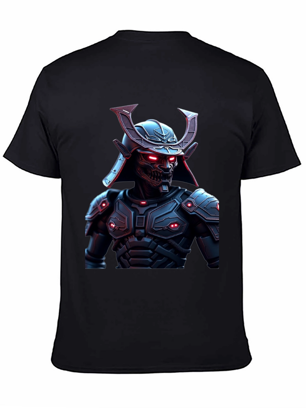 Cyberpunk Samurai Graphic Tee - Black