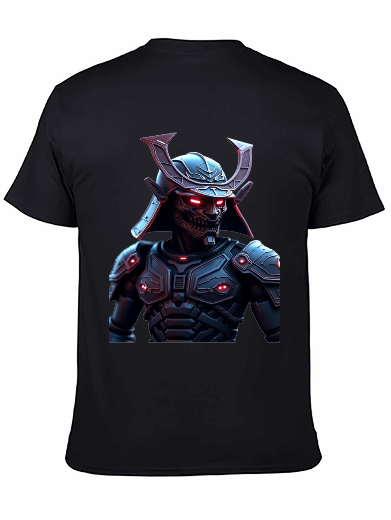 Cyberpunk Samurai Graphic Tee - Black