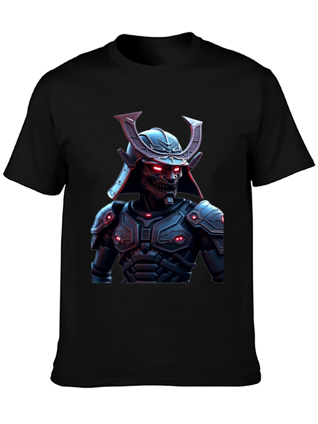 Cyberpunk Samurai Graphic Tee - Black