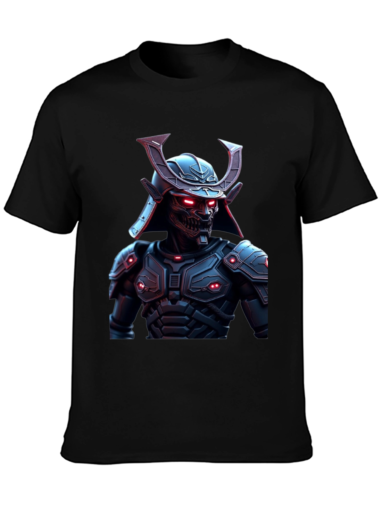 Cyberpunk Samurai Graphic Tee - Black