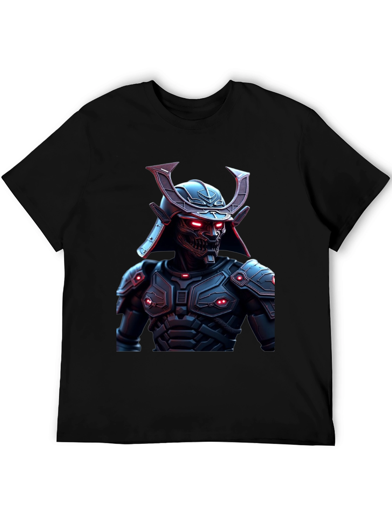 Cyberpunk Samurai Graphic Tee - Black