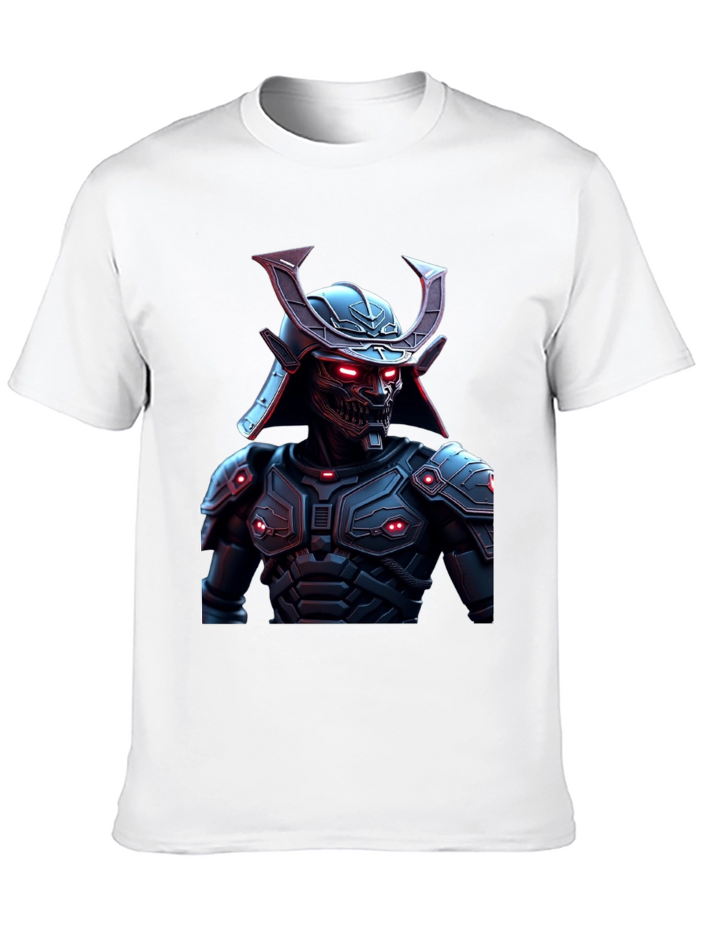 Cyberpunk Samurai Graphic Tee - Black