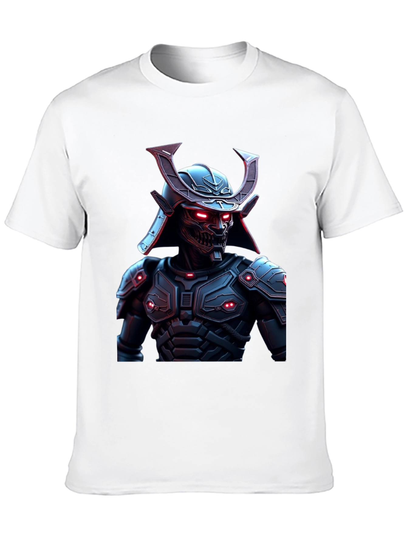 Cyberpunk Samurai Graphic Tee - Black
