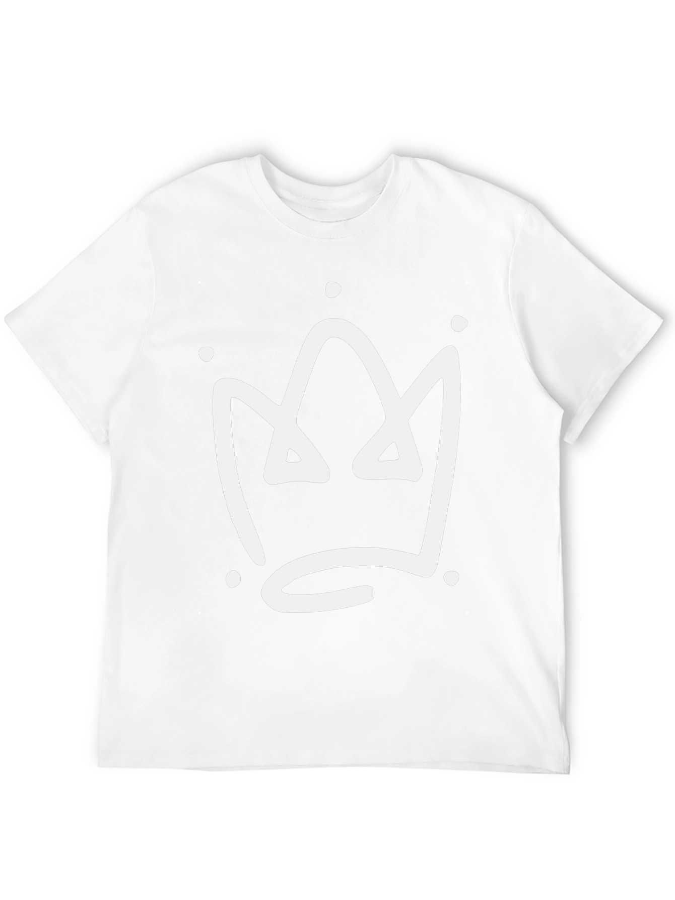 Crown Graphic T-Shirt - Stylish Black Tee