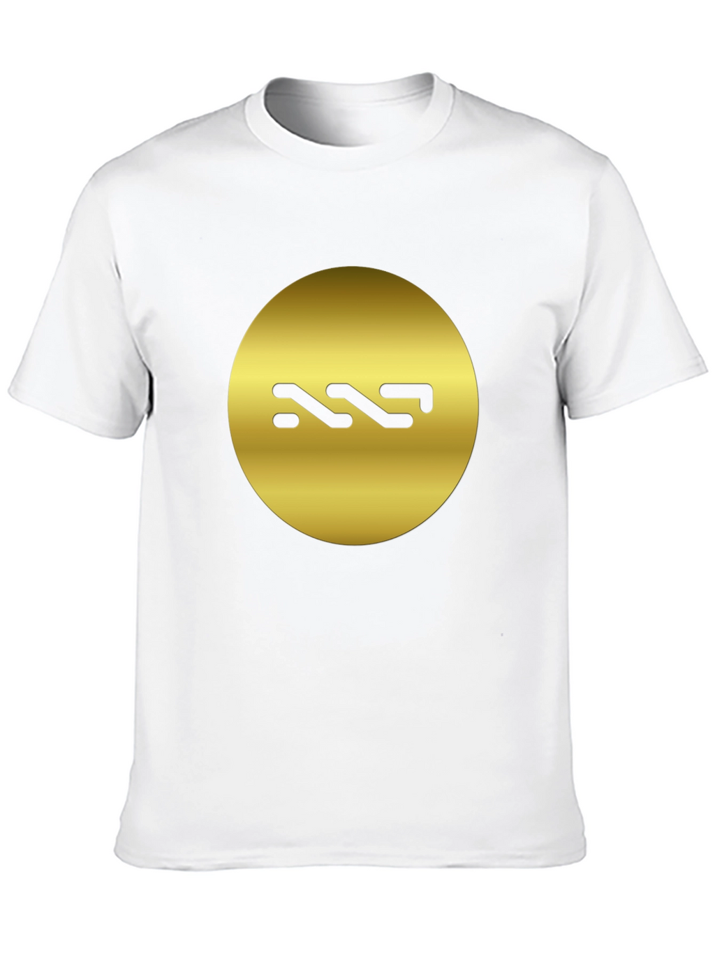 Gold Logo Black T-Shirt