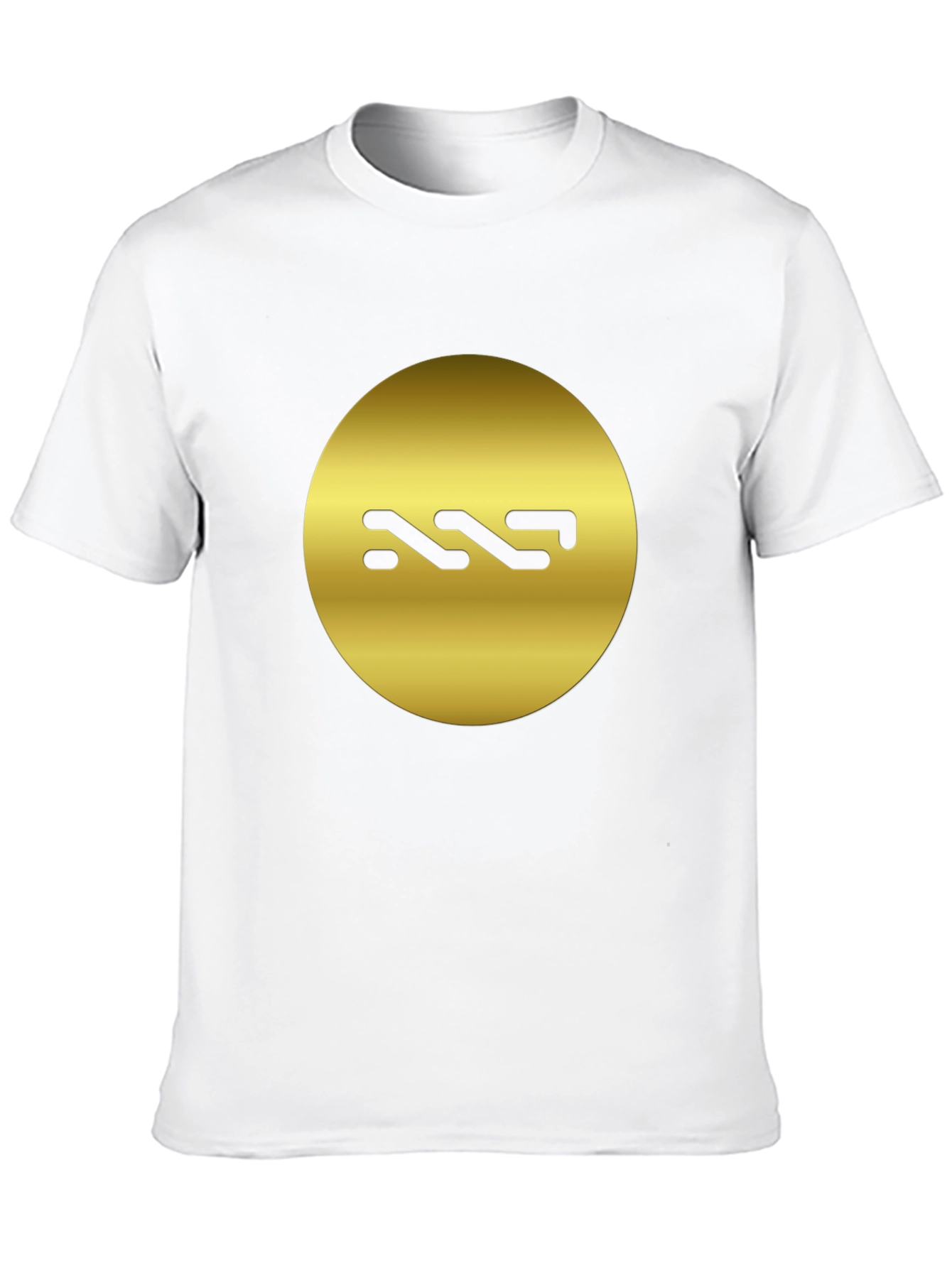 Gold Logo Black T-Shirt
