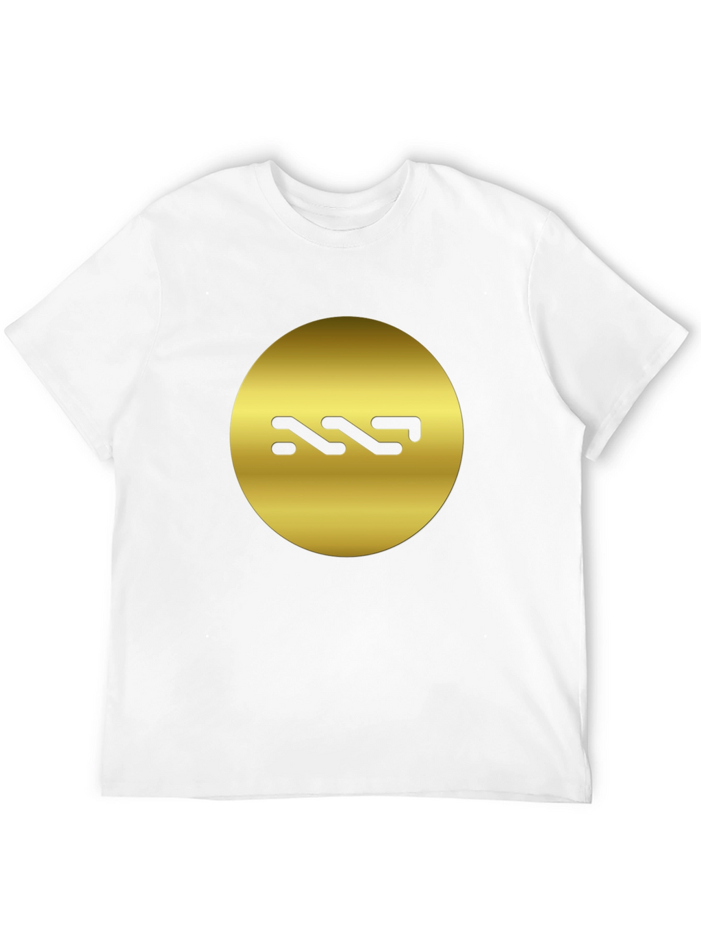 Gold Logo Black T-Shirt