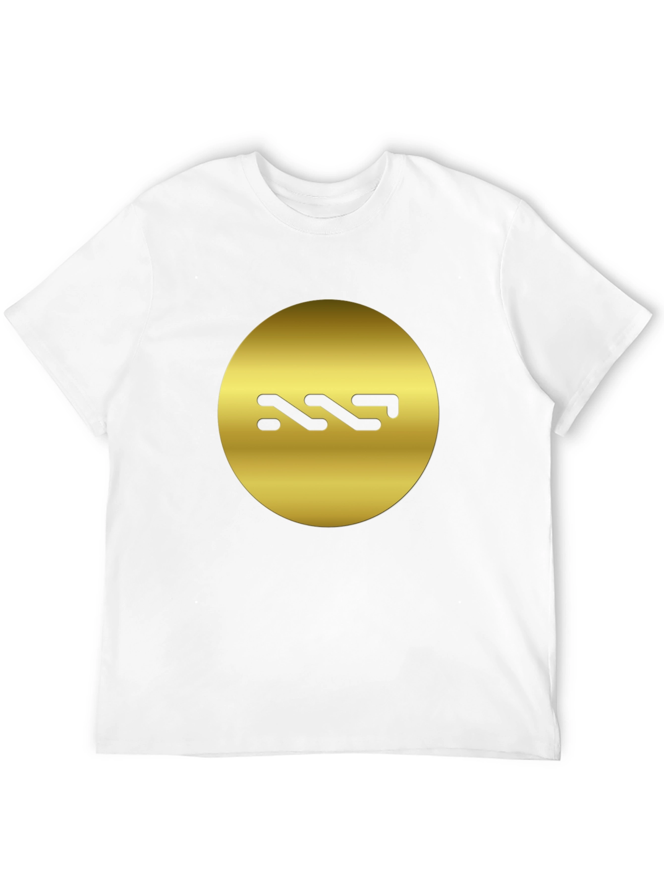 Gold Logo Black T-Shirt