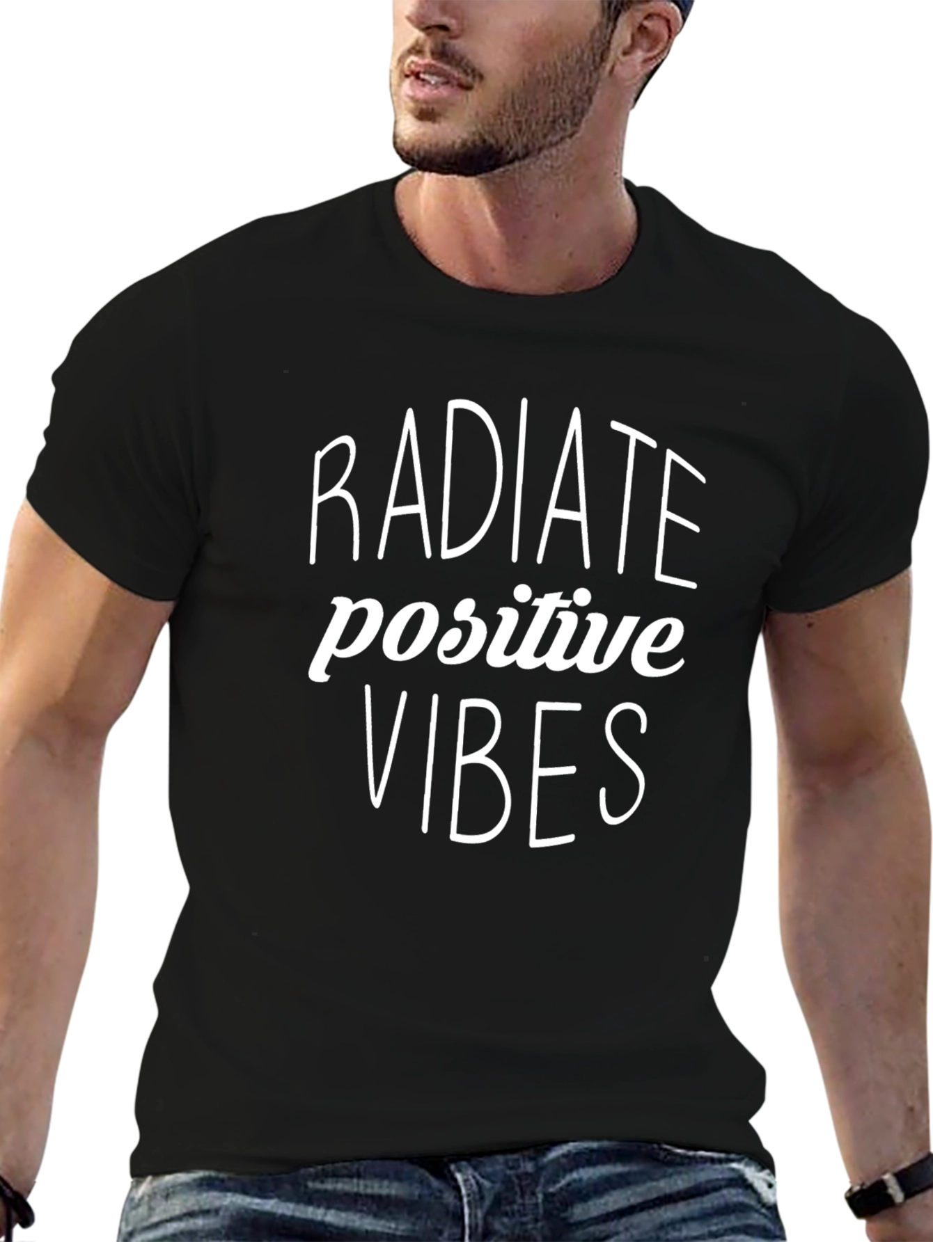 Radiate Positive Vibes Graphic T-Shirt