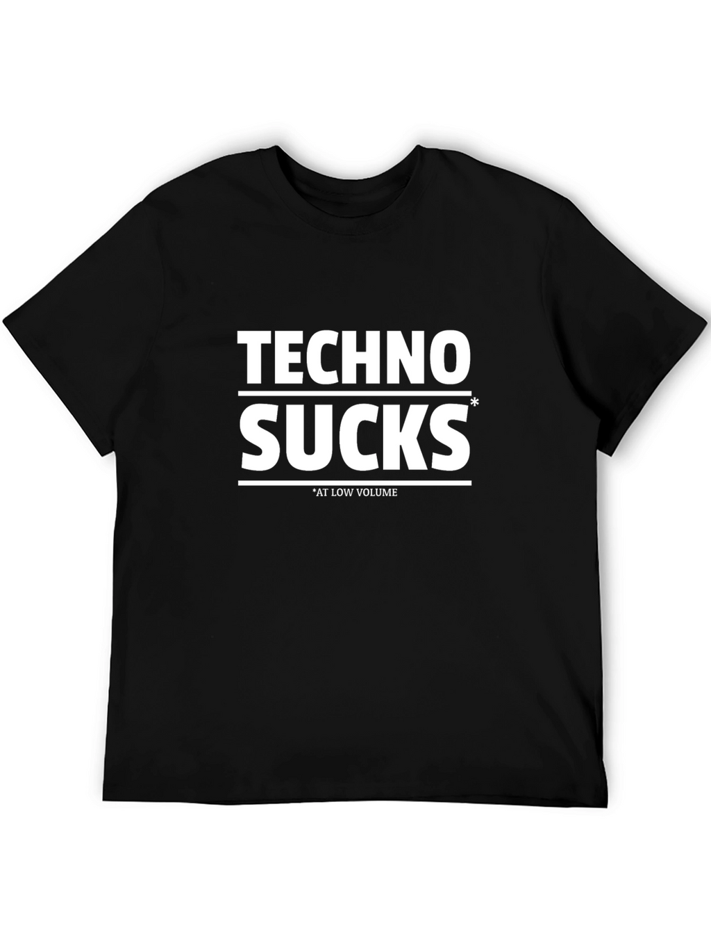 Techno Sucks T-Shirt - Funny Sarcastic Music Tee