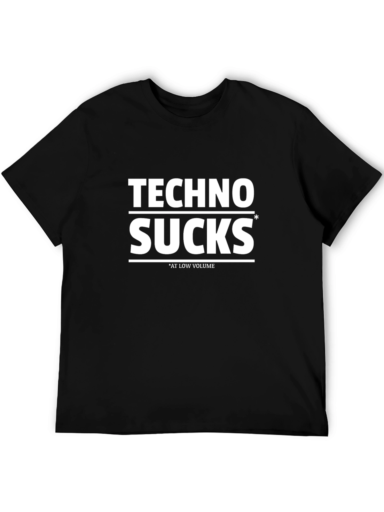 Techno Sucks T-Shirt - Funny Sarcastic Music Tee