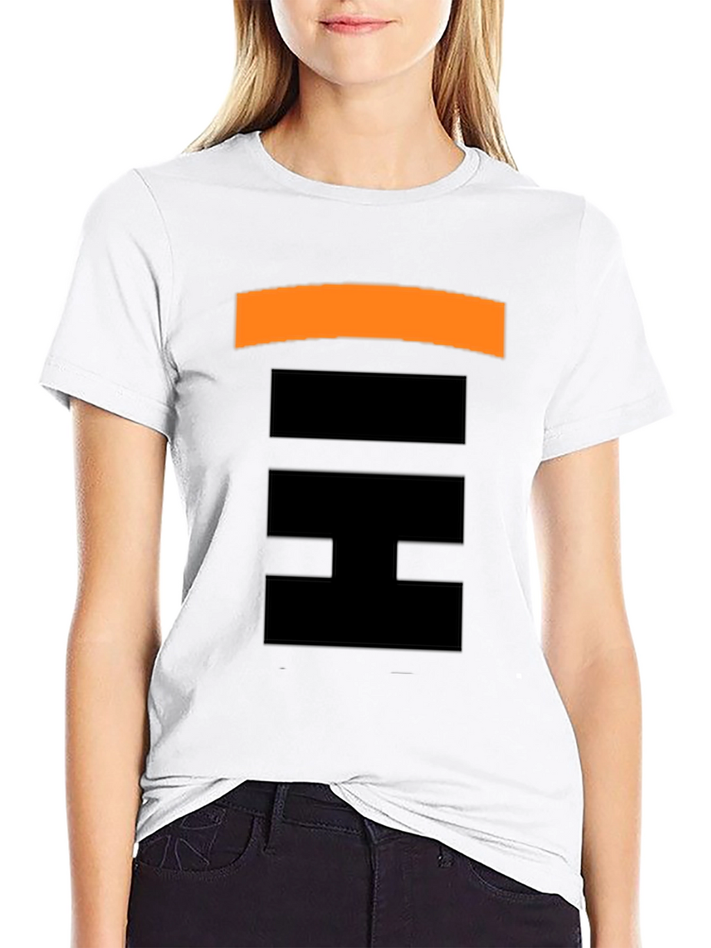 Abstract Pattern Black T-Shirt for Men