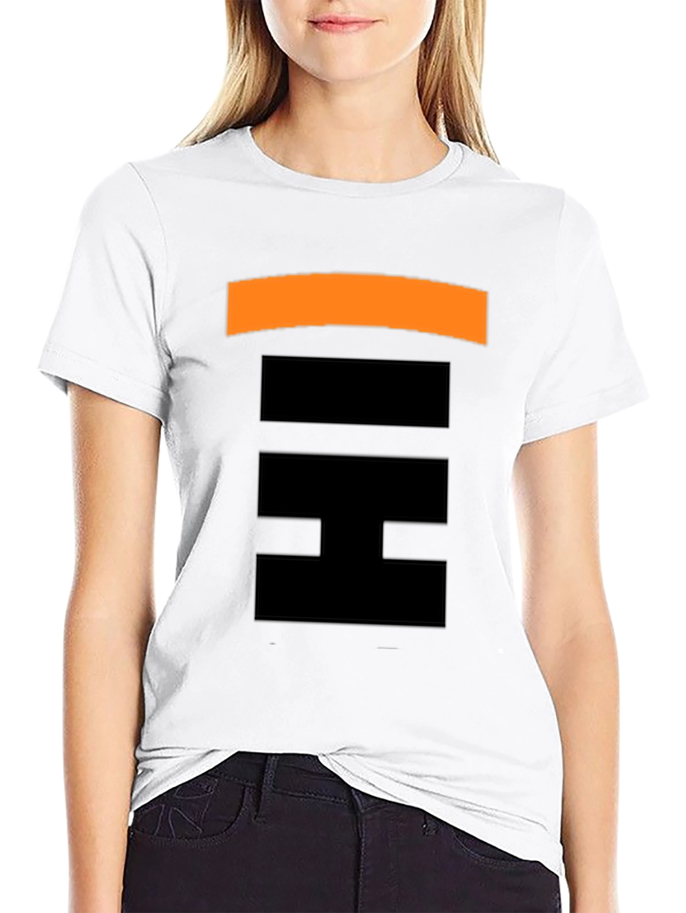 Abstract Pattern Black T-Shirt for Men