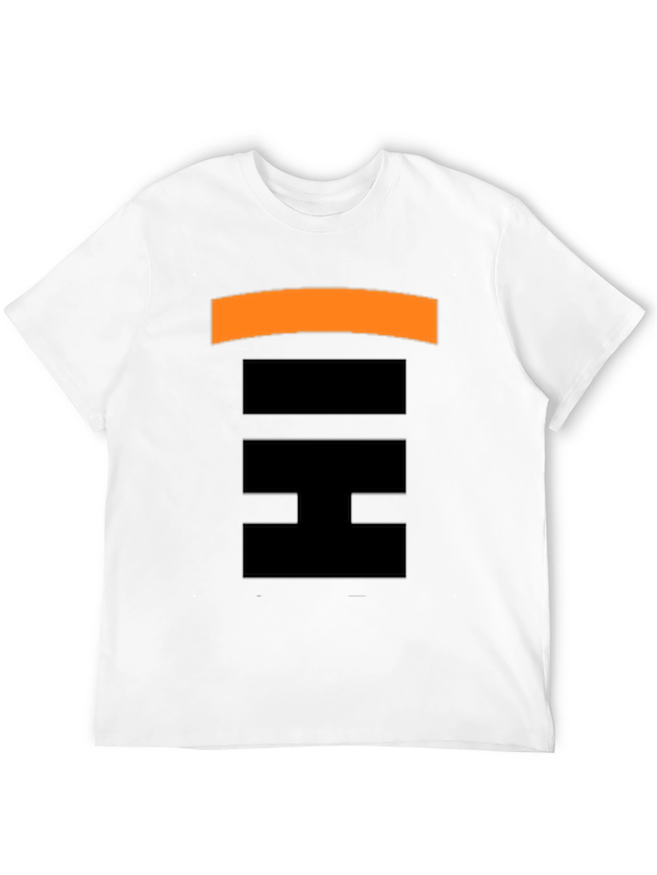 Abstract Pattern Black T-Shirt for Men