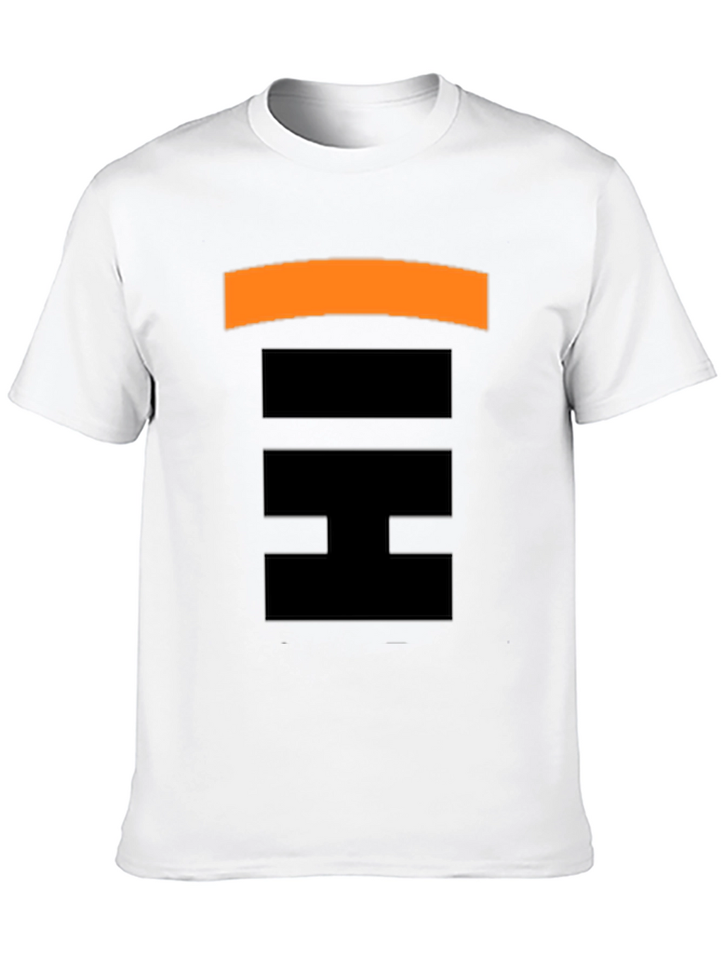 Abstract Pattern Black T-Shirt for Men