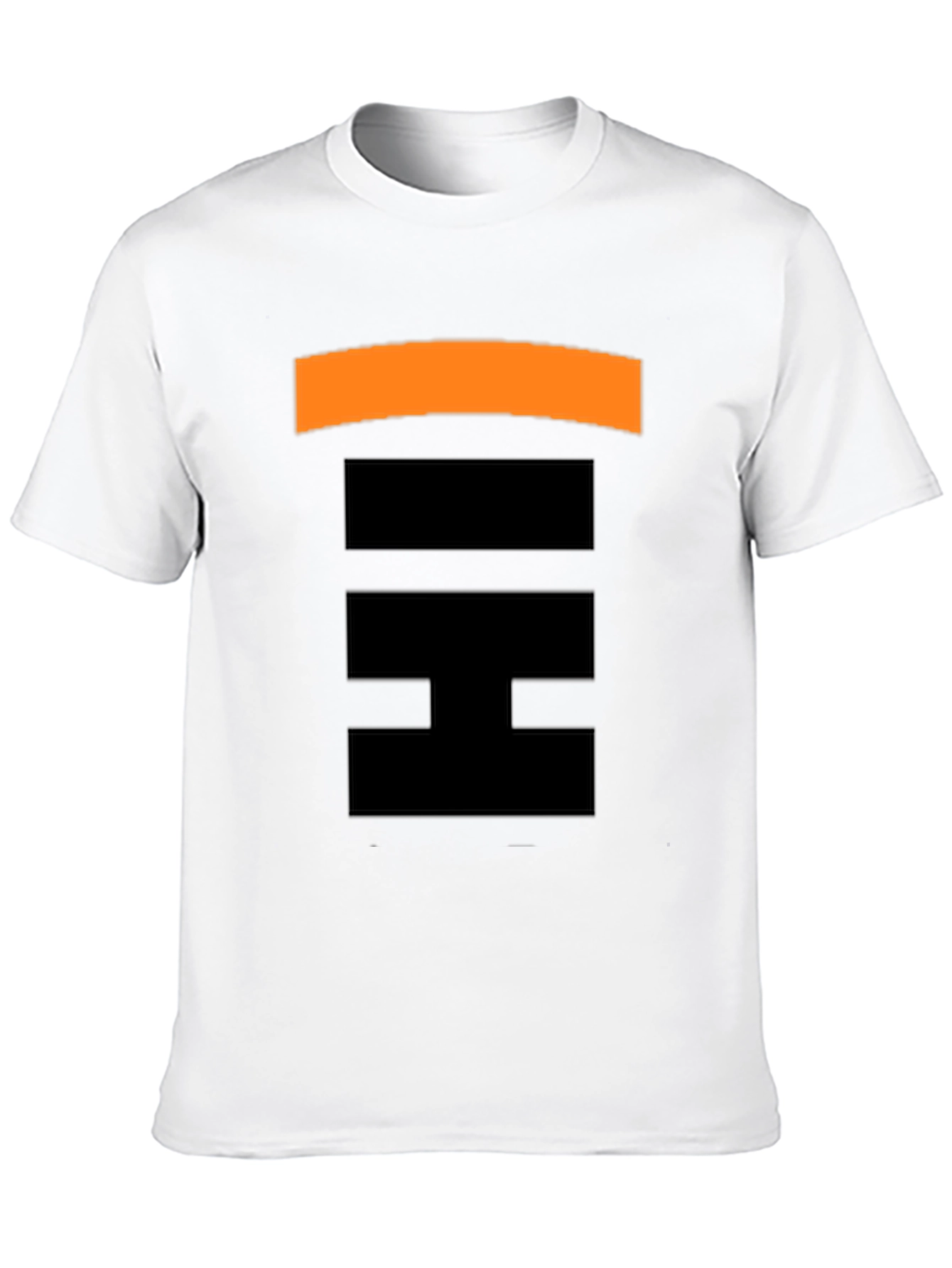 Abstract Pattern Black T-Shirt for Men
