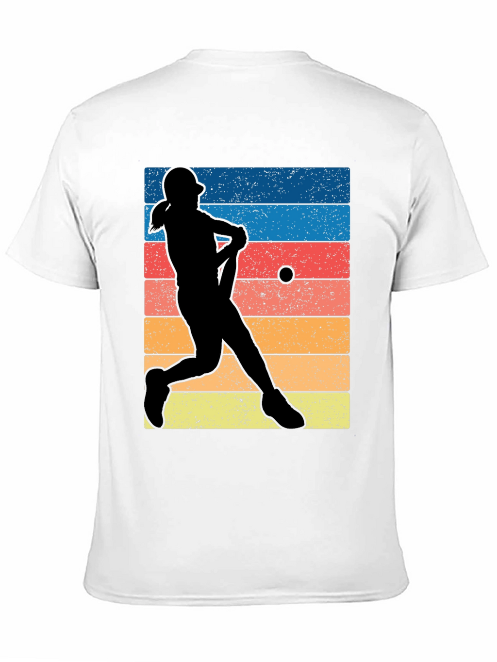 Retro Baseball Player Graphic Tee