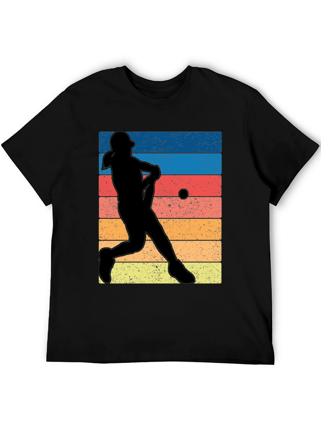 Retro Baseball Player Graphic Tee