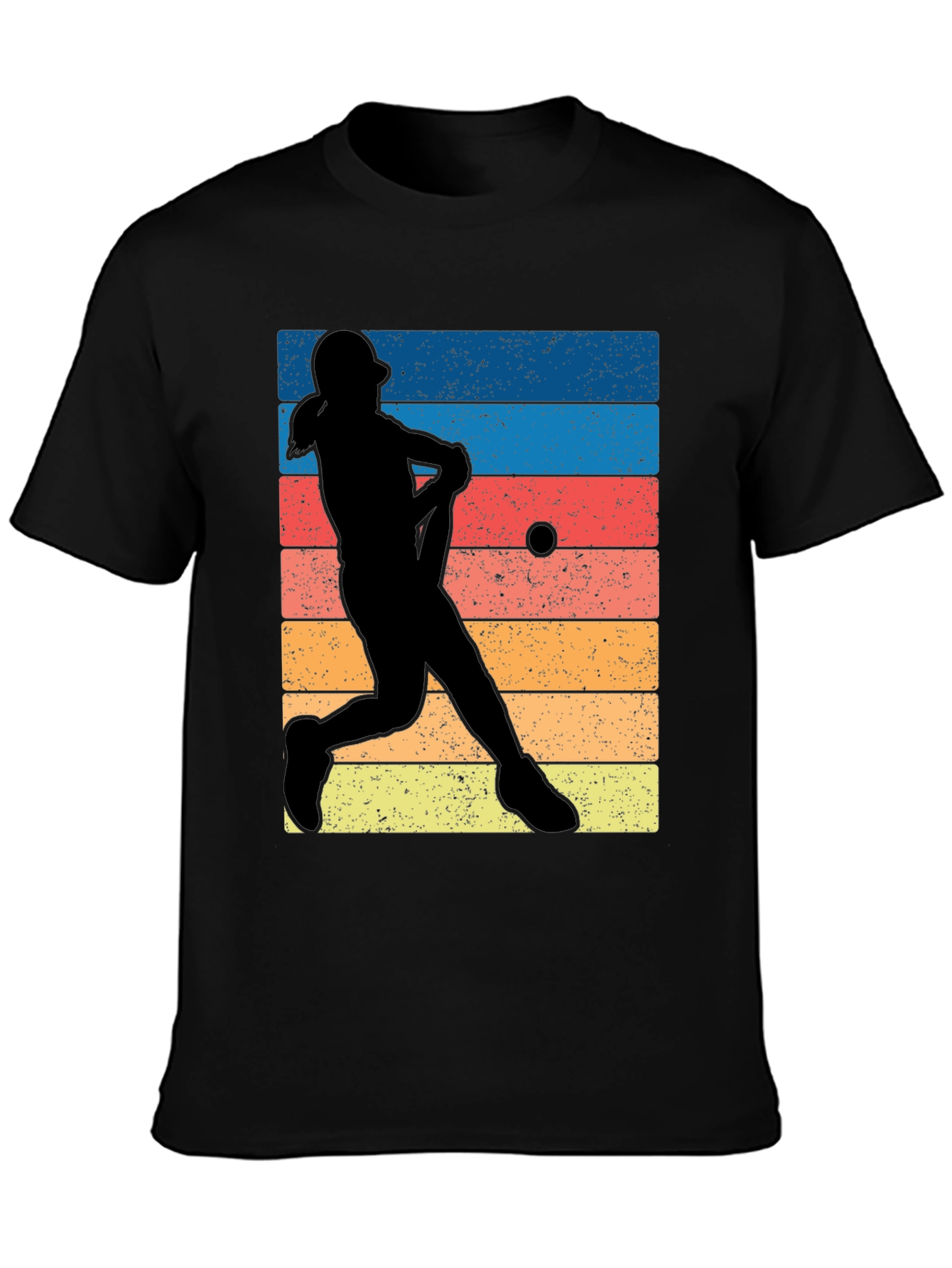 Retro Baseball Player Graphic Tee