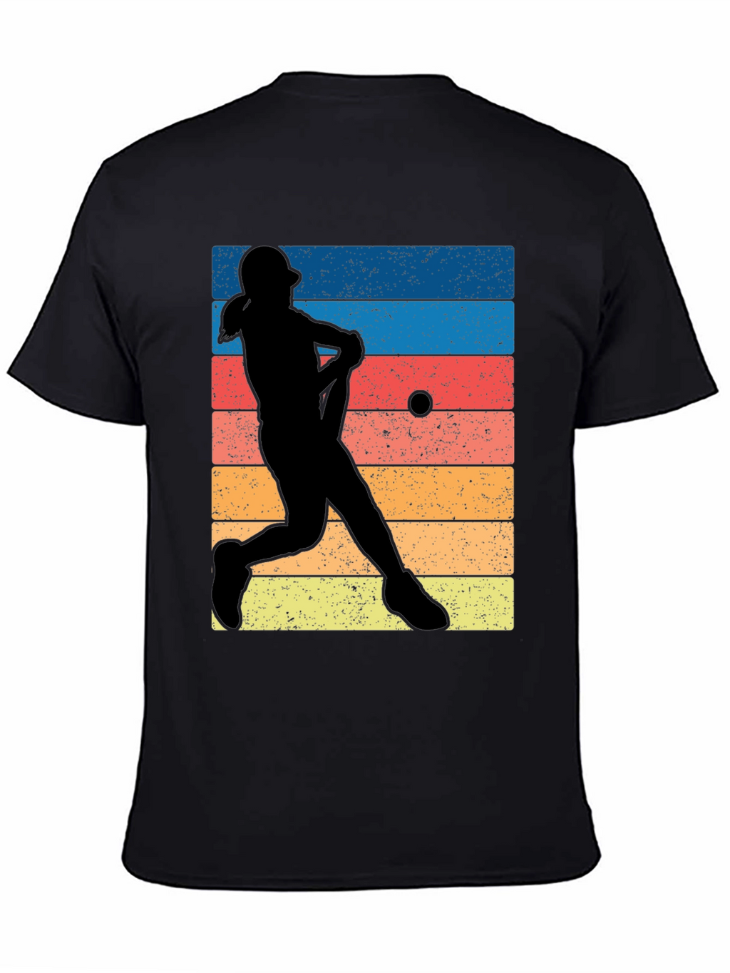 Retro Baseball Player Graphic Tee
