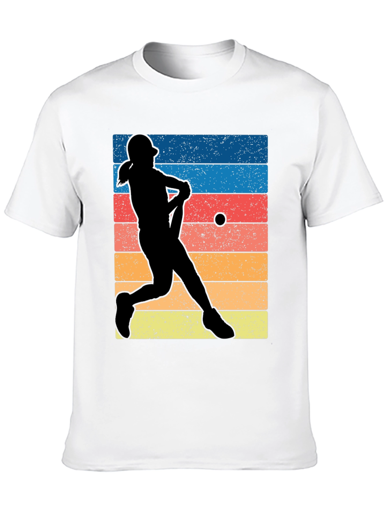 Retro Baseball Player Graphic Tee