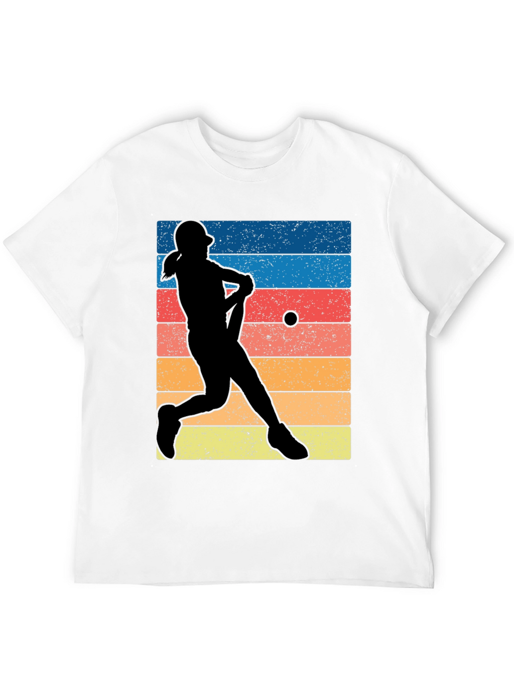 Retro Baseball Player Graphic Tee