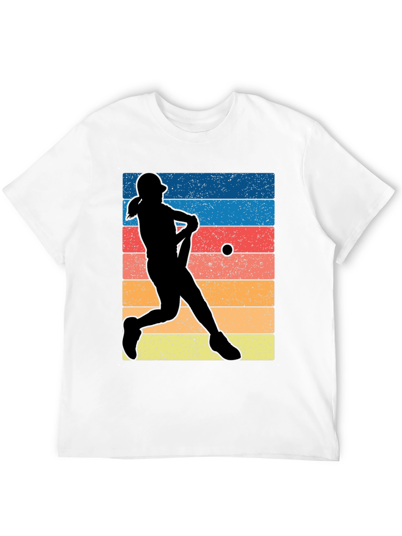 Retro Baseball Player Graphic Tee