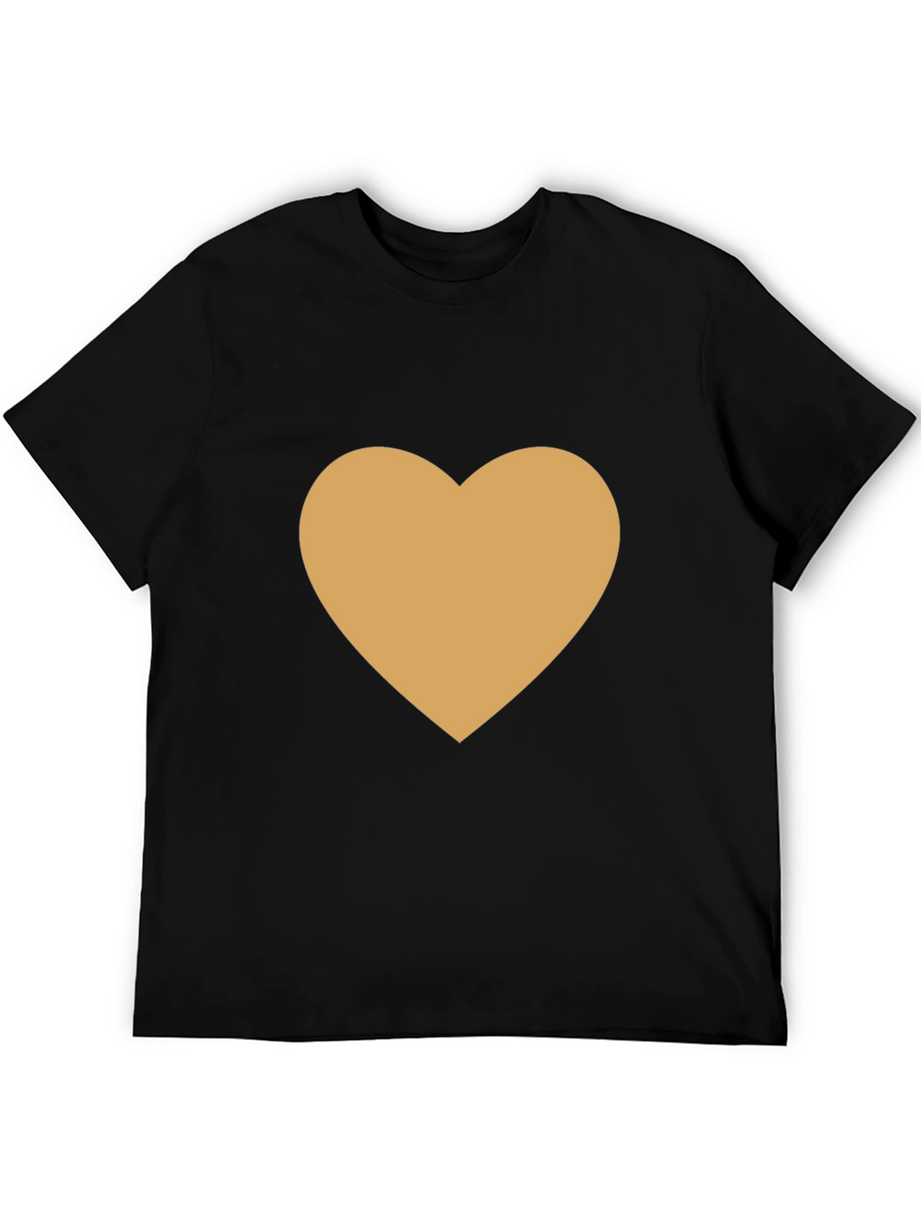 Heart Graphic Black Tee