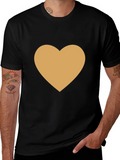 Heart Graphic Black Tee