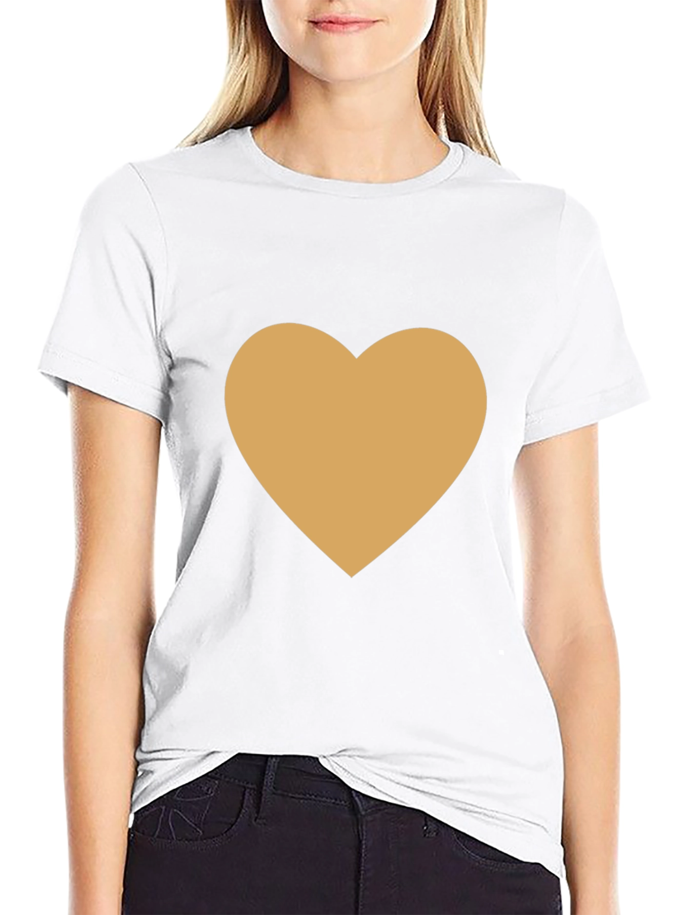 Heart Graphic Black Tee