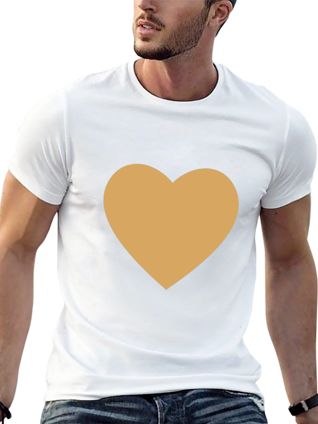 Heart Graphic Black Tee