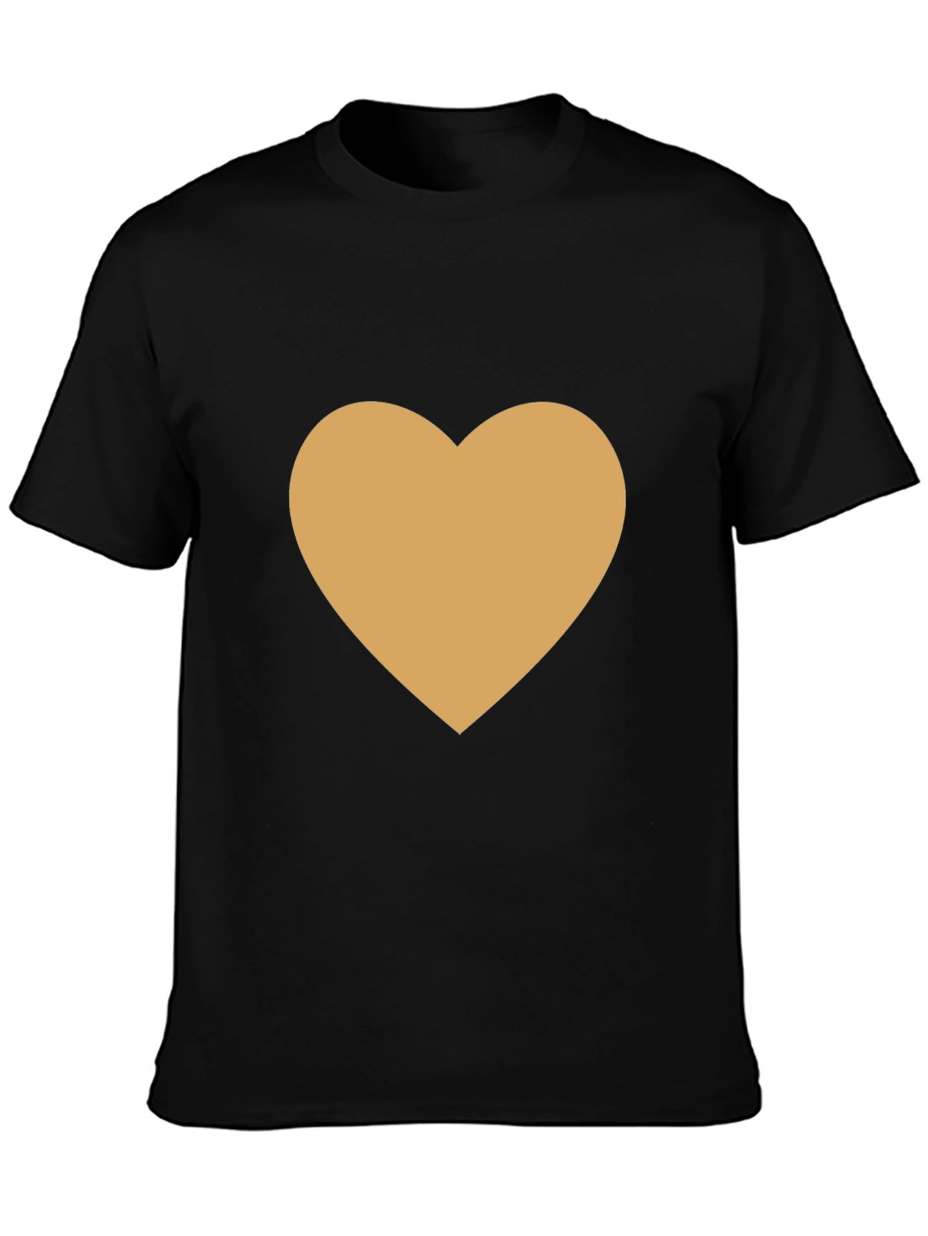 Heart Graphic Black Tee