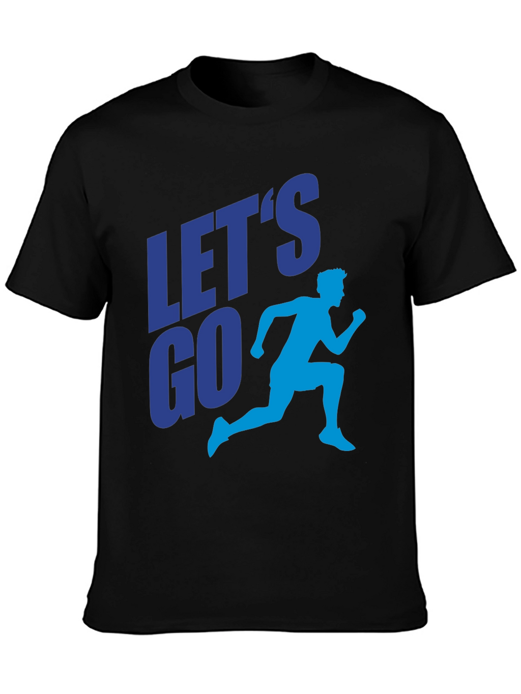 Lets Go Runner Graphic Print T-Shirt
