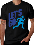Lets Go Runner Graphic Print T-Shirt